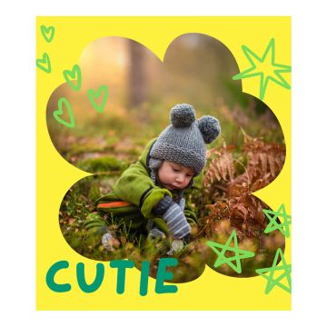 Personalisierte Geschenke zur Geburt - 130 x 150 cm (51,2" x 59,1") Wandteppich mit eigenem Foto selbst online gestalten