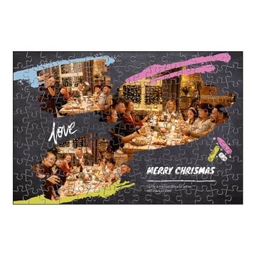 Personalisierte Weihnachtsgeschenke - Personalisiertes 150-teiliges Puzzle mit Foto und Design selbst gestalten