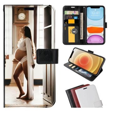 Custom TECNO Spark Go 1S Leather Flip Wallet Phone Case with Photos, Design, Texts, etc.
