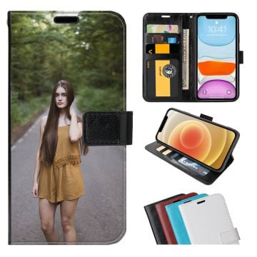 Samsung Galaxy A13 Leder Flip Case Handyhülle mit eigenem Design und Foto selber gestalten
