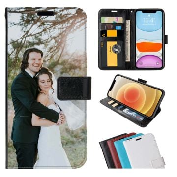 Funda y carcasa OPPO R11 Plus con foto personalizada, estilo flip wallet