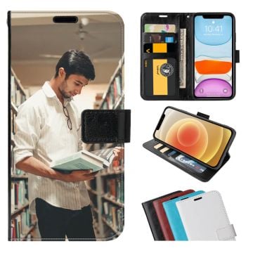 Customized Realme Narzo 50 Leather Flip Wallet Phone Case with Your Own Photos, Texts, Design, etc.