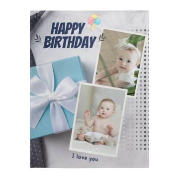 Regalos personalizados para bebés - Frazada con foto personalizada
