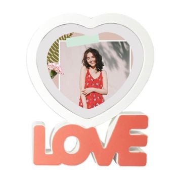 Regali personalizzati per la fidanzata - Cornice per foto Specchio magico con amore personalizzato con foto e lettere