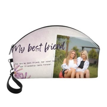 Personalized Gifts for Girlfriend - Personalized Cosmetic Bag with your own photos, texts, design, etc.