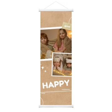 Personlig gave til bror - Lag ditt eget 40 x 120 cm (15,7" x 47,2") veggrulleplakater med bilde