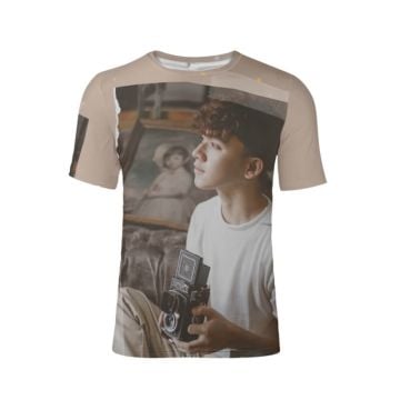 Regalos personalizados para hermanos - Camiseta para hombre personalizada con foto y letra