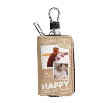 Regalos personalizados para papá - Caja de la llave del coche personalizada con foto y letra