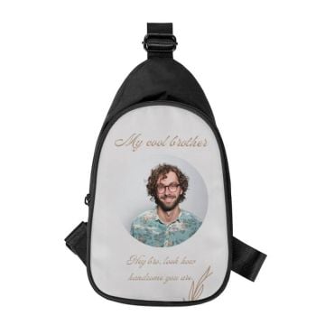 Personlig present till honom / män / pojkar - Gör personlig bröstväska med egen design