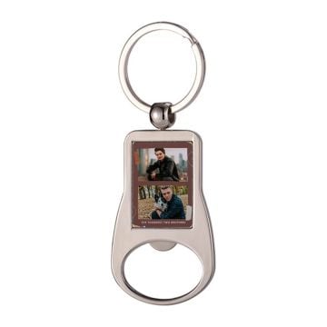 Personalized Gifts for Him / Men / Boys - Custom Portable Bottle Opener Keychain With Pictures, Design, Texts, etc.
