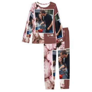 persoonallinen lahja miehelle - Miesten pyjamapuku omalla kuvalla