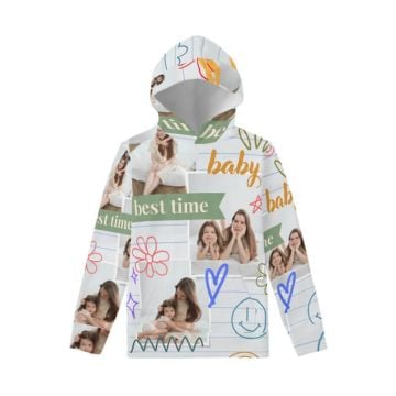Personalized Gifts for Kids - Personalized Youth Hoodie with your photos, texts, design, etc.