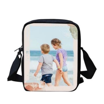 Regalos personalizados para niños - Bolso bandolera personalizado con foto y letra