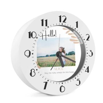 Regalos personalizados para niños - Despertador personalizado con foto y letra