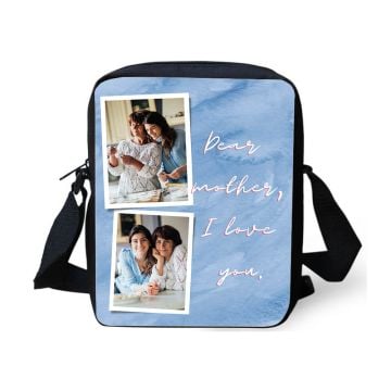 Regalos personalizados para mamá - Bolso bandolera pequeño y ligero con foto personalizada