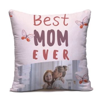 Personalisierte Geschenke für Mama / Mutter - Quadratisches Kissen / Kissenbezug 40 x 40 cm (15,7" x 15,7") mit Foto selbst online gestalten und bedrucken