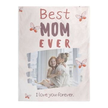 Regalos personalizados para mamá - Frazada con foto personalizada