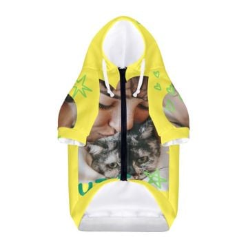 Cadeau personnalisé pour les amoureux des animaux - Sweat à capuche pour animal de compagnie personnalisé avec photo
