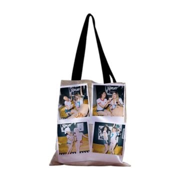 Regalos personalizados para hermanas - bolso de mano, bolso de hombro personalizado con foto y letra