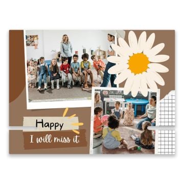Regali personalizzati per maestre - Supporto per tablet in acrilico personalizzato con foto e lettere