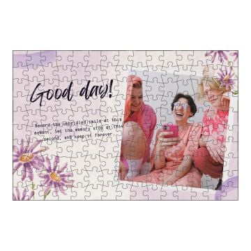 Regalos personalizados para adolescentes - Rompecabezas de 150 piezas personalizado con foto y letra