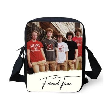 Regalos personalizados para adolescentes - Bolso bandolera pequeño y ligero con foto personalizada