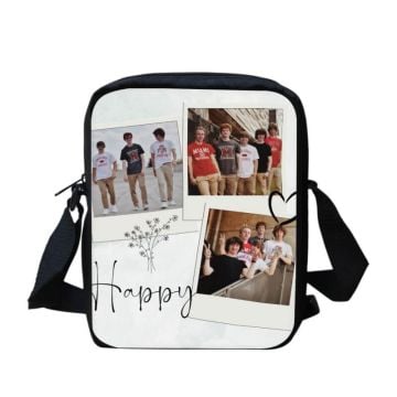 Regalos personalizados para adolescentes - Bolso bandolera personalizado con foto y letra