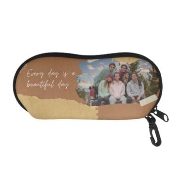 Regalos personalizados para adolescentes - Estuche de tela para gafas con foto personalizada