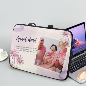 Regalos personalizados para adolescentes - Bolsa para portátil con foto personalizada
