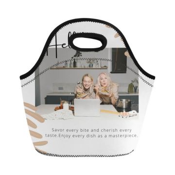 Regalos personalizados para los amantes de la gastronomía - Bolsa del almuerzo con foto personalizada