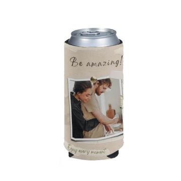 Personlig present till matälskaren - Designa personligt Kan Sleeve med foto