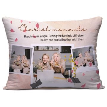 Regalos personalizados para el hogar - Almohada / funda de almohada 40 x 60 cm (15,7" x 23,6") con foto personalizada