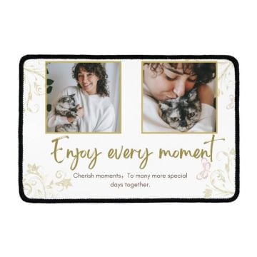 Regali personalizzati per la casa - Zerbino da cucina 40 × 60 cm (15,7'' × 23,6'') personalizzato con foto