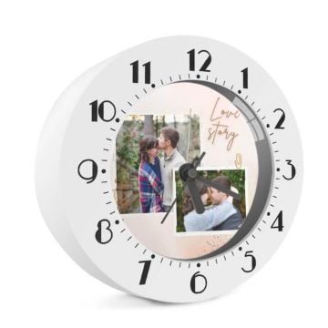 Regalos personalizados para el hogar - Despertador personalizado con foto y letra