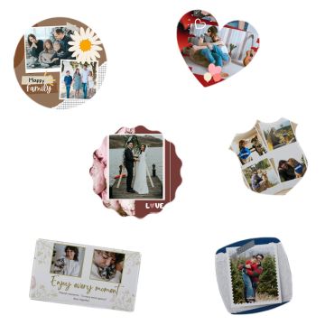 Regalos personalizados para el hogar - Imanes de nevera personalizados con foto y letra