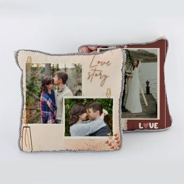 persoonallinen lahja kotiin - Peitto ja pehmotyyny 2-in-1 omalla kuvalla