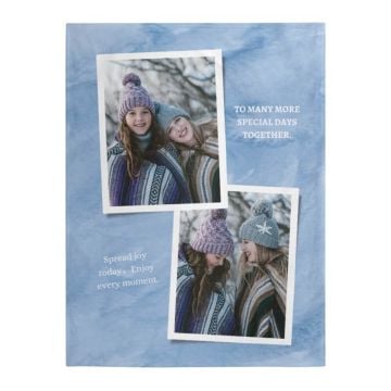 Regalos personalizados para el sentimentalista - Frazada con foto personalizada
