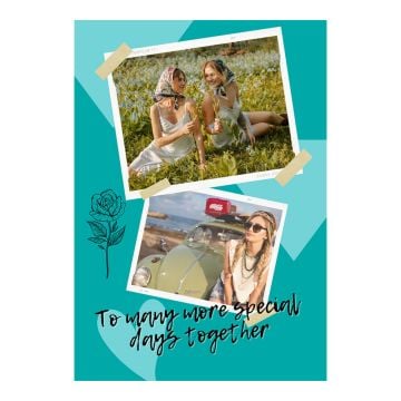 Regali personalizzati per i trendsetter - Arazzo 70 x 100 cm (27,6" x 39,4") personalizzato con foto e lettere