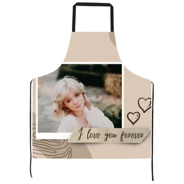 Regalos personalizados para esposa - delantal de cocina con foto personalizada