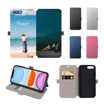 HONOR V10 Leder Flip Case Handyhülle mit eigenem Design und Foto selber online machen