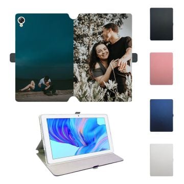 مخصص HUAWEI MediaPad M6 8.4 حافظة جلدية قابلة للطي مع صورك ونصوصك وتصميمك وما إلى ذلك.
