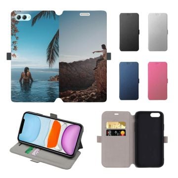 HUAWEI Nova 2s Leder Flip Case Handyhülle mit eigenem Foto und Design selbst online gestalten