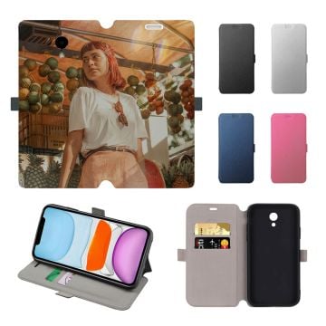 Funda y carcasa MEIZU Meilan Note 5 con foto personalizada, estilo flip wallet