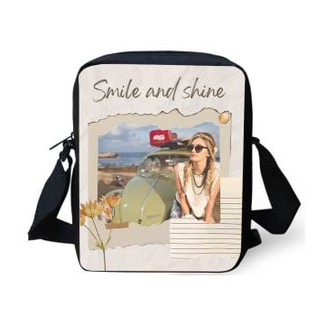 persoonallinen Nicholas-lahja - tee oma Small Kevyt Crossbody laukku omalla kuvalla