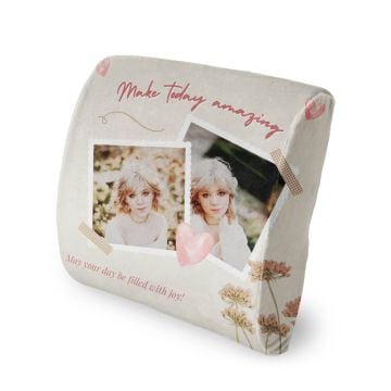 Personalisierte Nikolausgeschenke - Personalisierte Lendenstützkissen aus Memory-Schaum mit Foto und Design selbst gestalten
