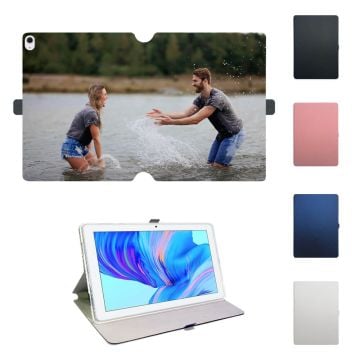 Custom Apple iPad Air 13 (2024 M2) Leather Flip Tablet Case with Design, Photos, Texts, etc.