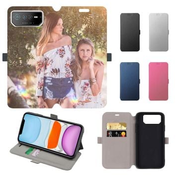 gepersonaliseerd ASUS ROG Phone 6 flip hoesje ontwerpen en bedrukken met foto