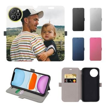 Custom Blackview Shark 8 Leather Full Print Flip Wallet Phone Case with Photos, Design, Texts, etc.