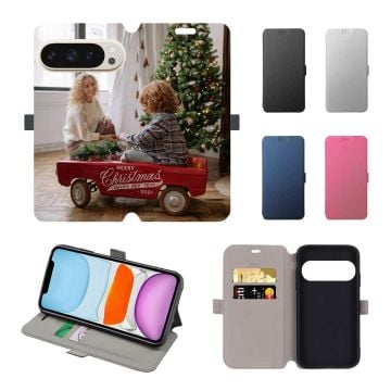 Personalized Google Pixel 9 Pro Leather Full Print Flip Wallet Phone Case with Photos, Design, Texts, etc.
