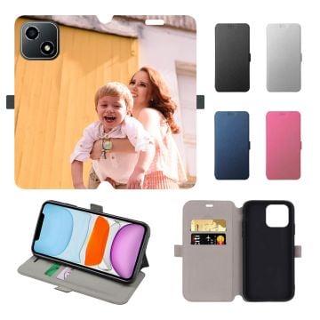 HONOR Play 30 Leder Flip Case Handyhülle mit eigenem Foto und Design selber online gestalten